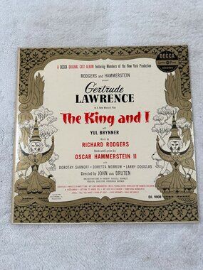 The King And I Rodgers & Hammerstein 1951 Original Cast Vinyl 33 RPM Decca
